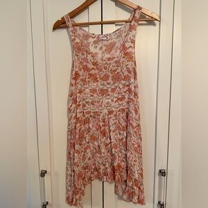 Free People Voile and Lace Trapeze Slip XS